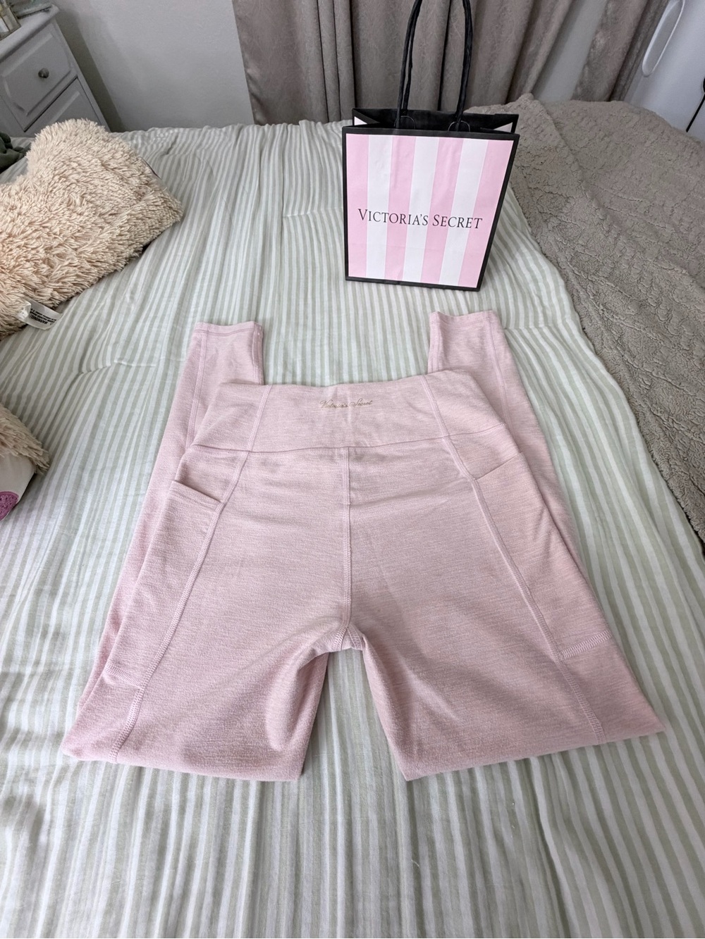 Victoria's Secret Pink High-Waist Ribbed leggings
